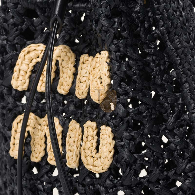 MIU MIU WOVEN FABRIC MINI BAG 5ND016 (23*20cm)